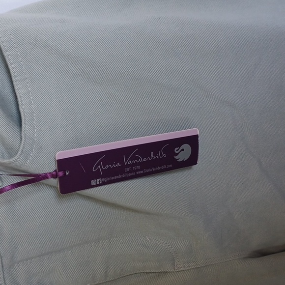 Gloria Vanderbilt Amanda jeans, slimming, khaki - Picture 3 of 7